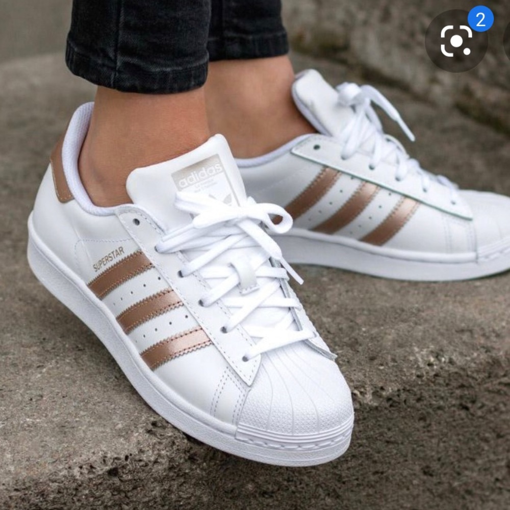 Adidas Superstar Rose Gold shoes * NEW*